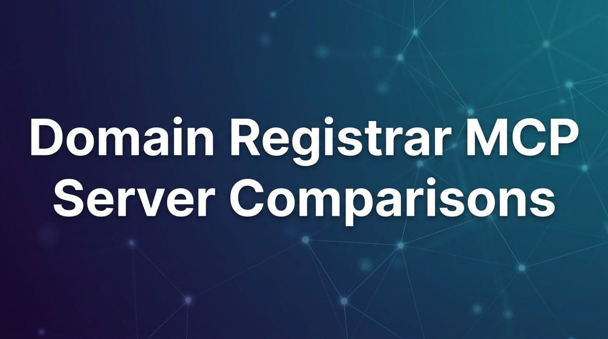 Domain Registrar MCP Servers in 2026, Compared