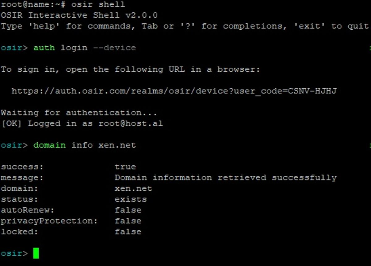Introducing OSIR CLI: Manage Your Entire Domain Infrastructure From the Terminal