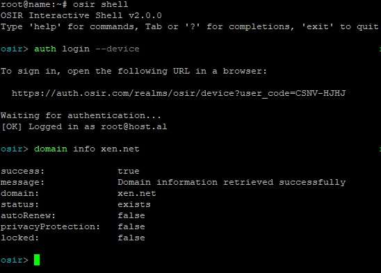 Introducing OSIR CLI: Manage Your Entire Domain Infrastructure From the Terminal