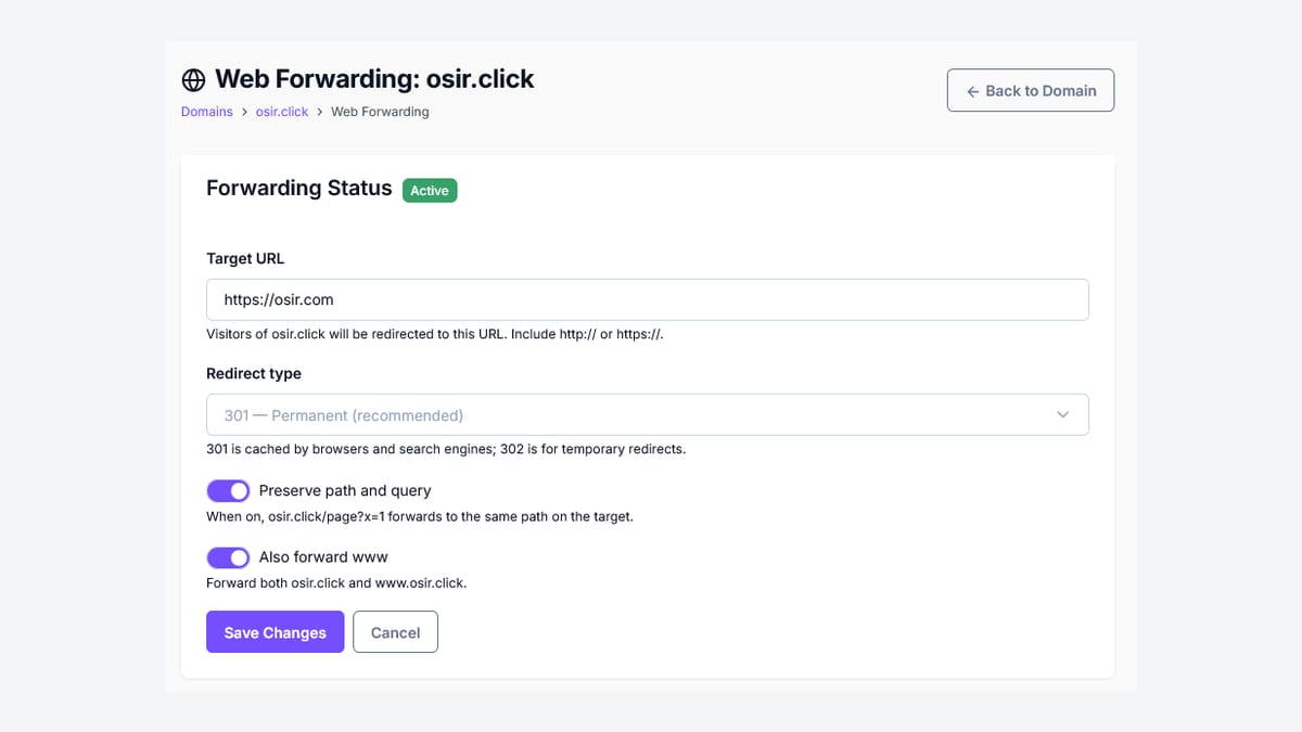 Web Forwarding Explained: Redirect Your Domain to Any URL